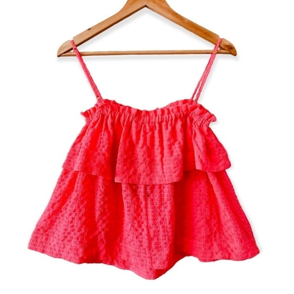 LILLY PULITZER Dahlia Top Peachy Pink Spaghetti Straps Size XS NEW - Picture 5 of 9